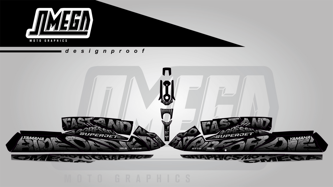 Ocean Phantom Jet Ski Graphics Kit