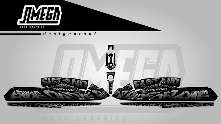Ocean Phantom Jet Ski Graphics Kit