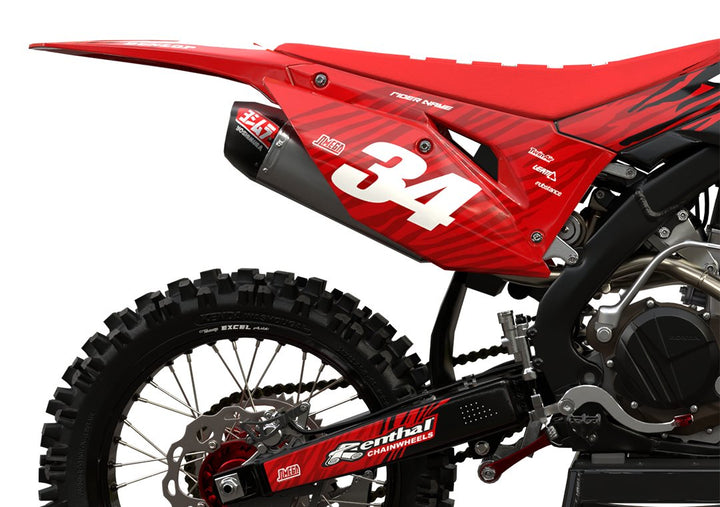 honda cr crf red tiger graphics kit