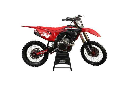 Honda Red Tiger Graphics Kit