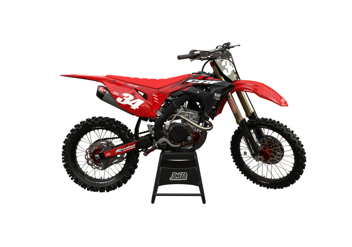 honda cr crf red tiger graphics kit