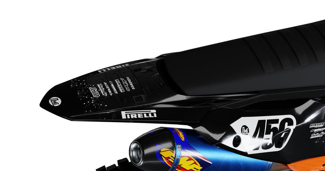 Orange Death Star Graphics Kit