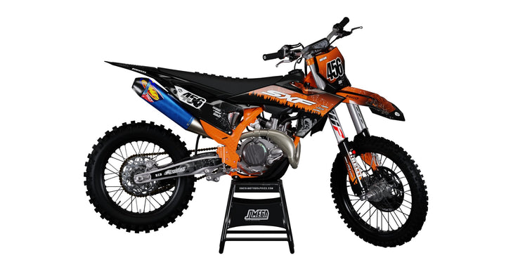 Orange Death Star Graphics Kit