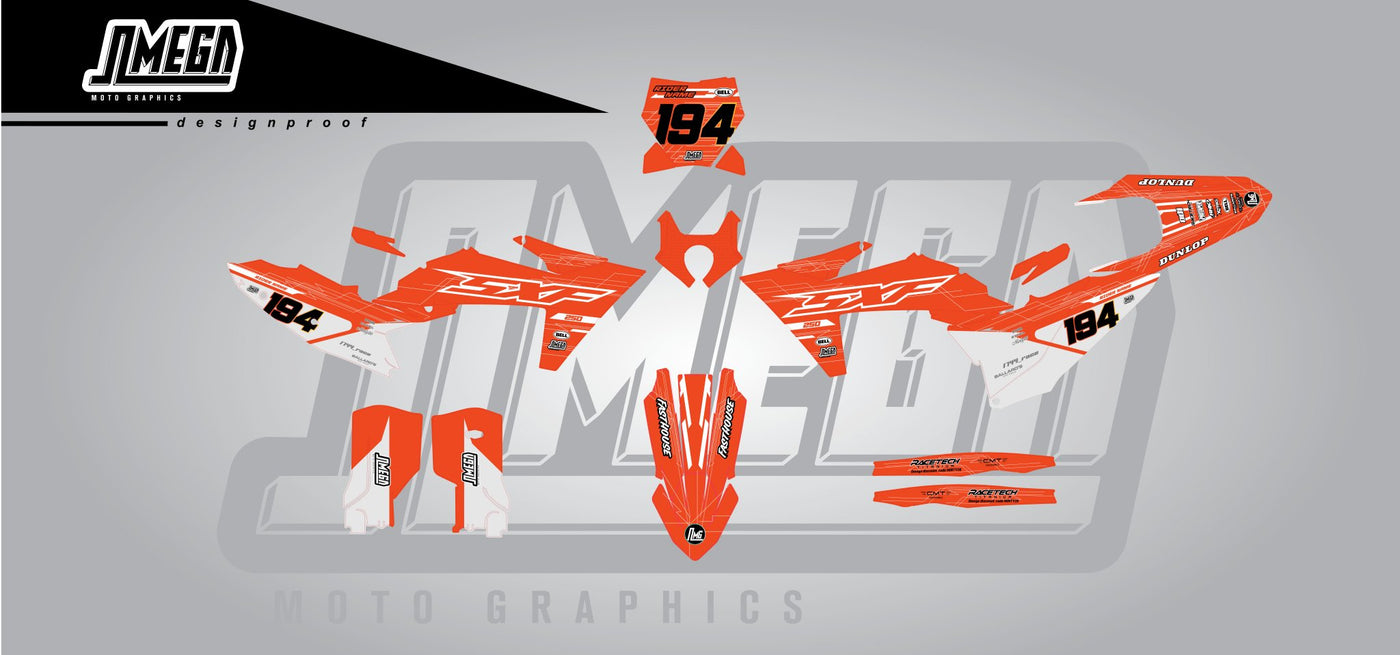 Orange Minty Graphics Kit