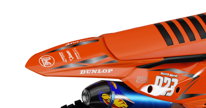 Orange Metal Graphics Kit