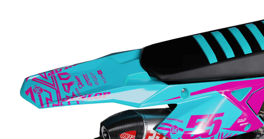 Suzuki Pink Radix Graphics Kit