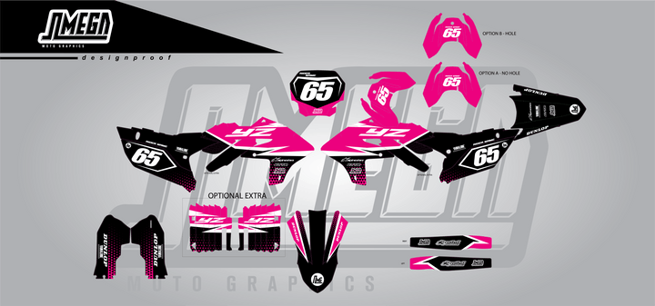 Pink Shadow Strike Graphics Kit