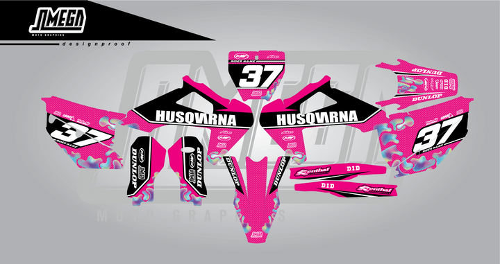 Pink Gum Graphics Kit