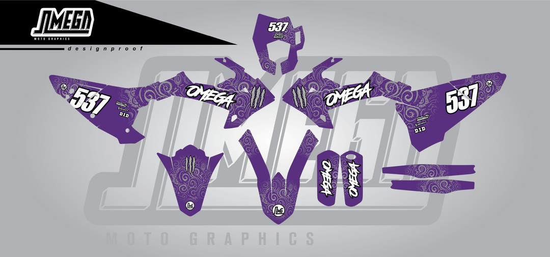 Purple Monster Graphics kit
