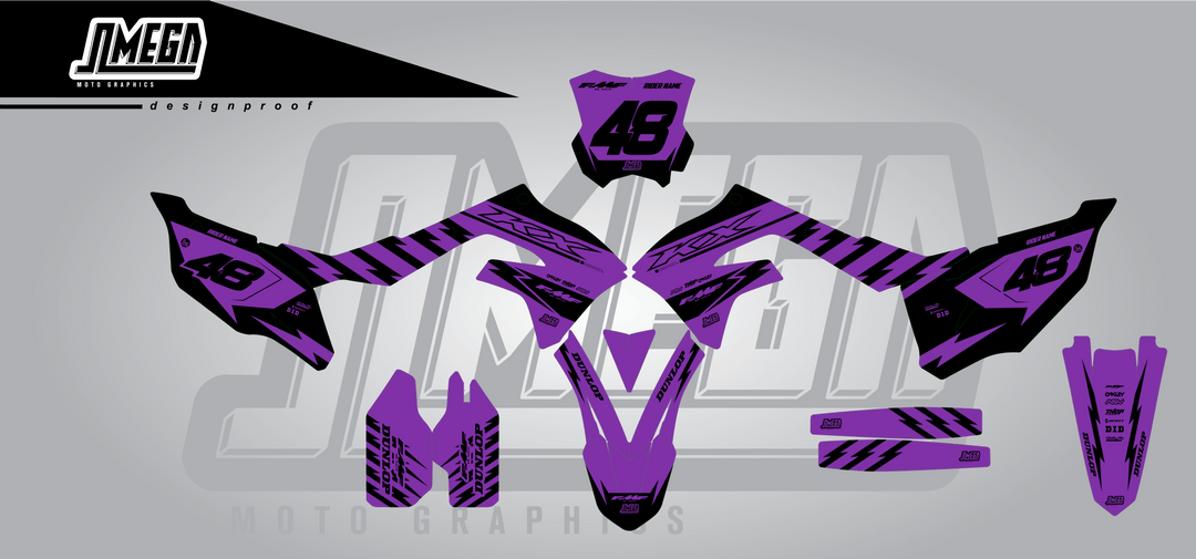 Purple Voltage Graphics kit
