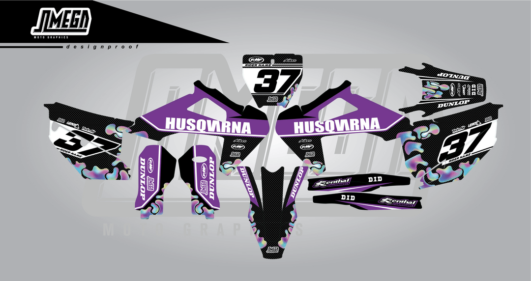 Purple Gum Graphics Kit