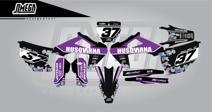 Purple Gum Graphics Kit