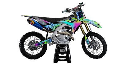 Rainbow Leopard Graphics Kit