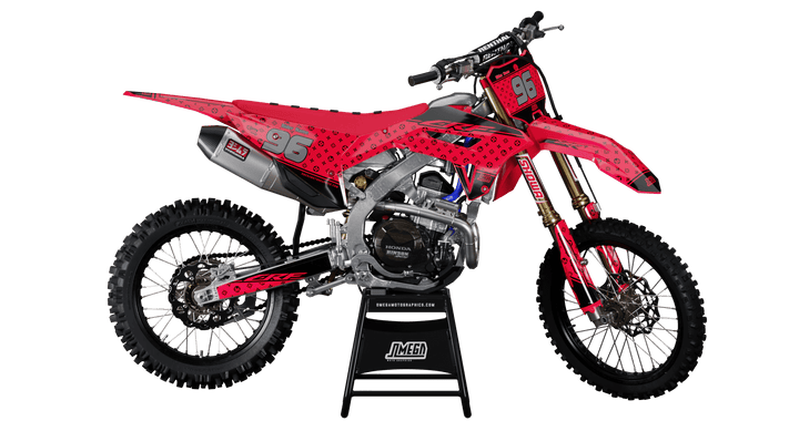 The Loui Red and Black Experience Graphics Kit