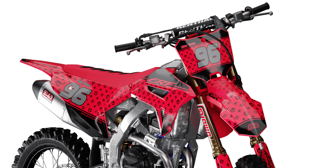 The Loui Red and Black Experience Graphics Kit