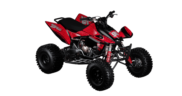 The Loui Experience Red Quad Graphics Kit