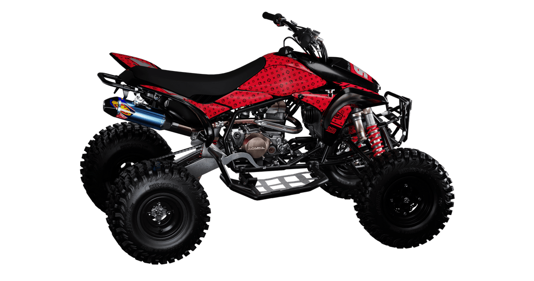 The Loui Experience Red Quad Graphics Kit