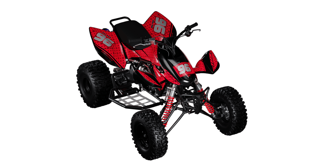 The Loui Experience Red Quad Graphics Kit