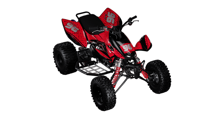 The Loui Experience Red Quad Graphics Kit