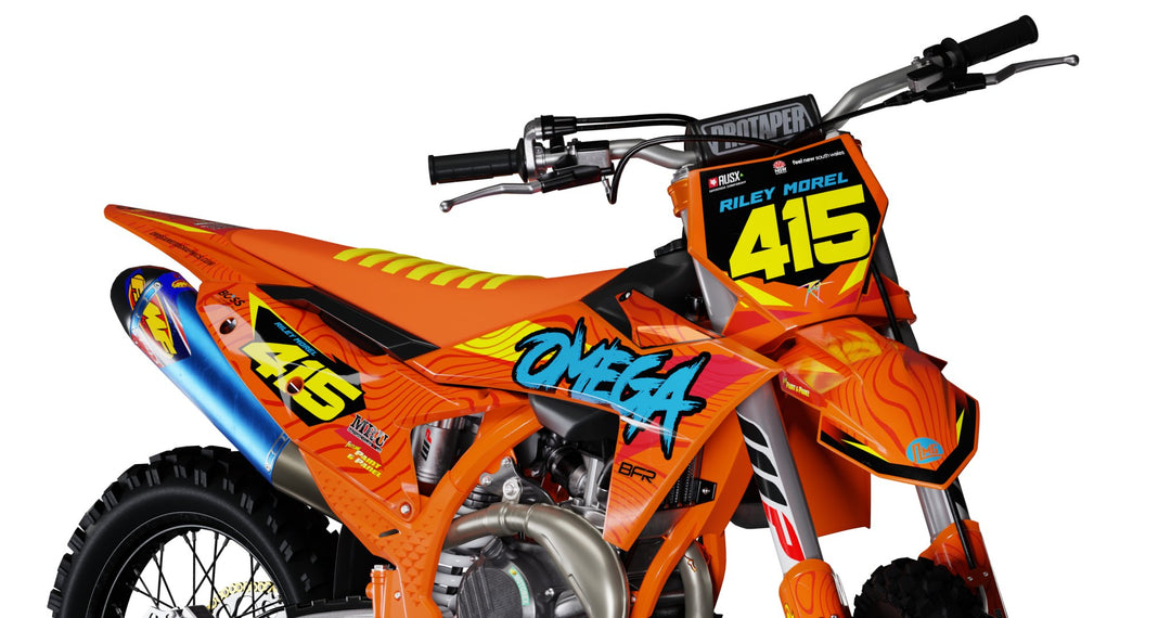 Moto Riley Riley 25 Graphics Kit | Dirt Bike Decals – Omega Moto Graphics