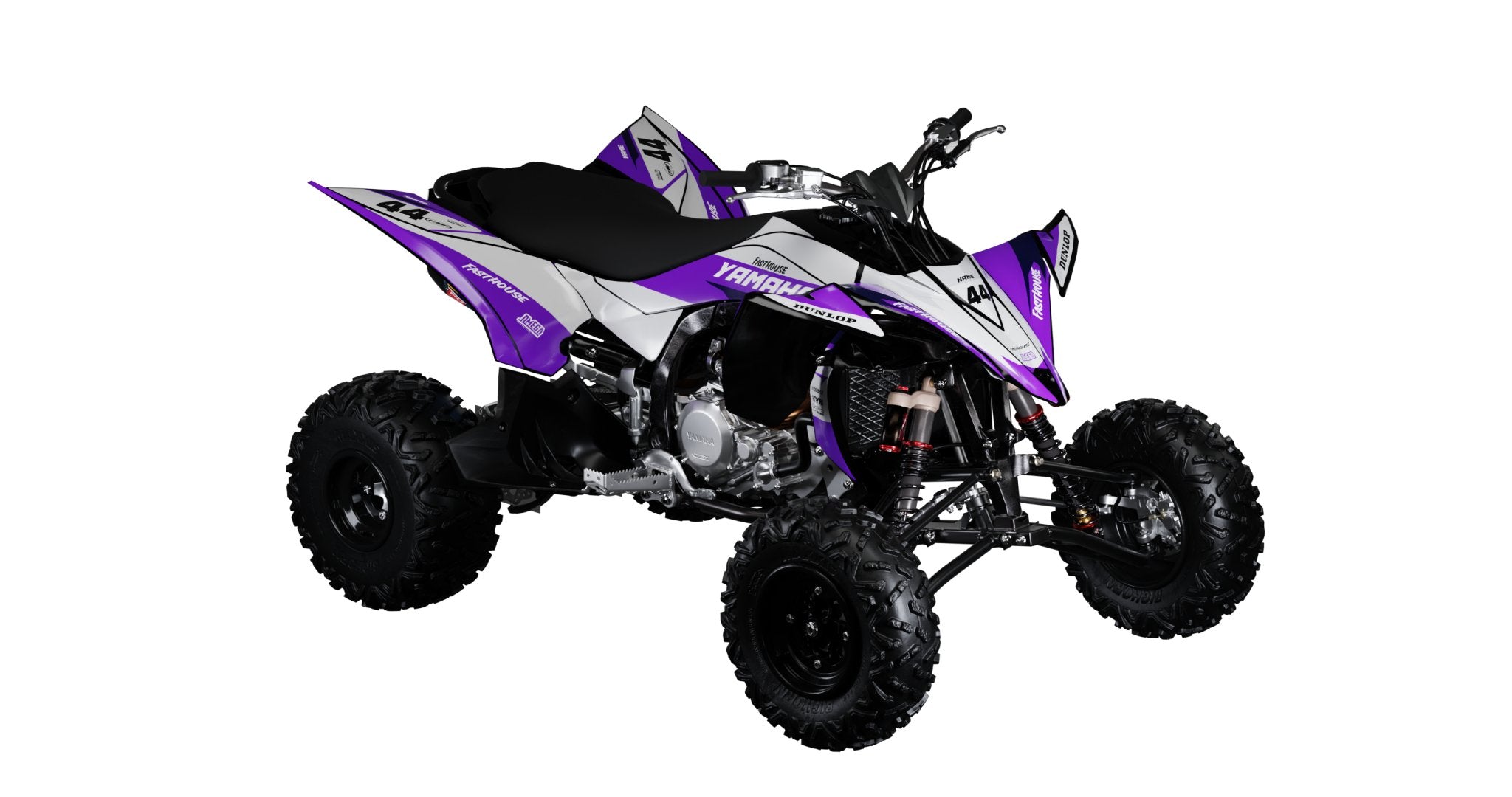 Royal Purple Quad Graphics Kit | Quad & ATV Decals – Omega Moto Graphics