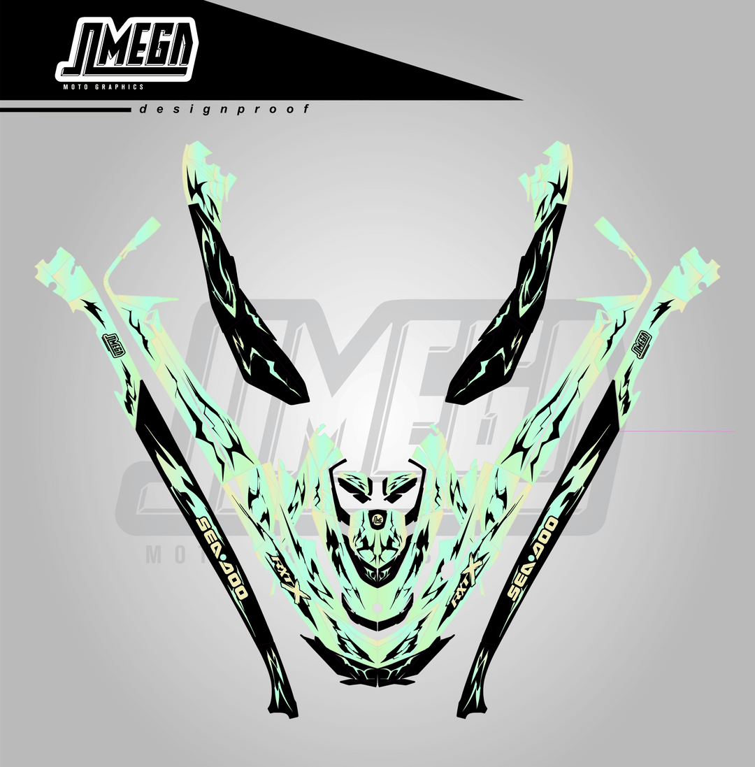 Surf Streak Jet Ski Graphics Kit