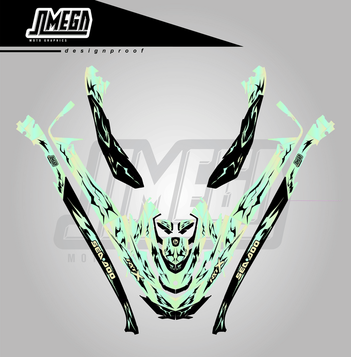 Surf Streak Jet Ski Graphics Kit