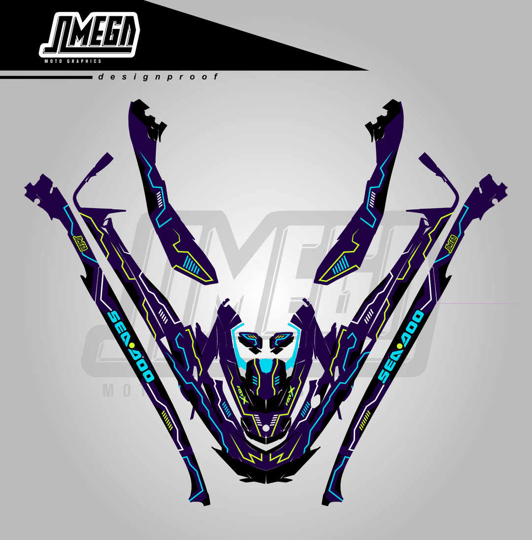 Tsunami Jet Ski Graphics Kit