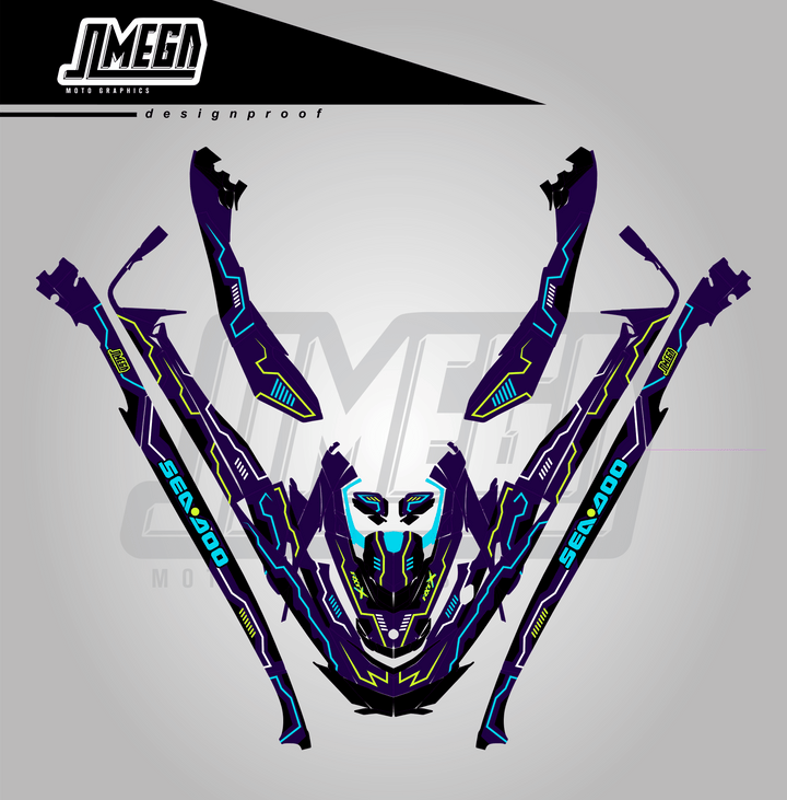 Tsunami Jet Ski Graphics Kit