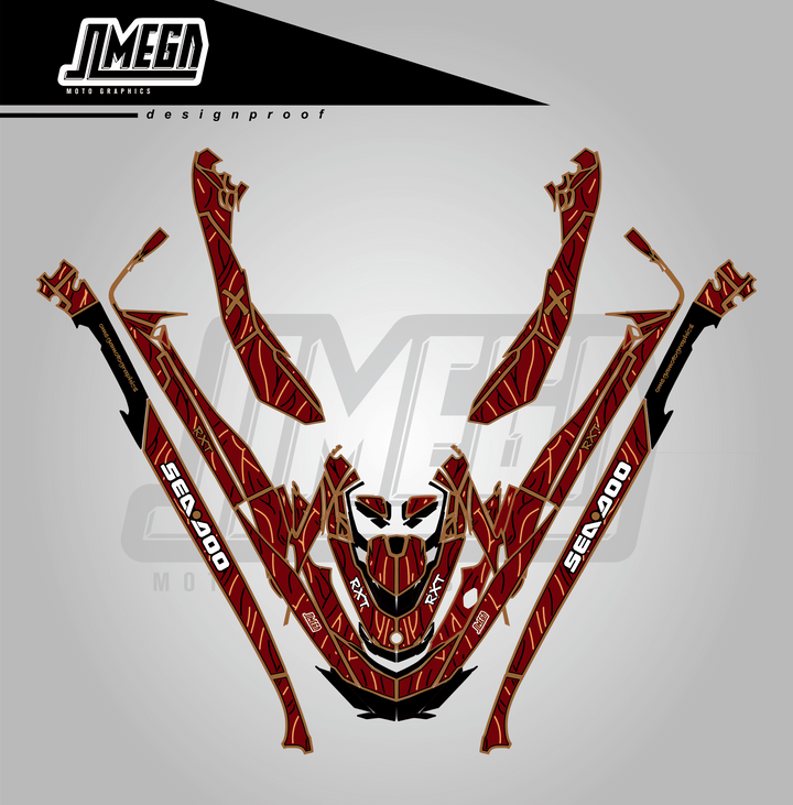 Velocity Vector Jet Ski Graphics Kit