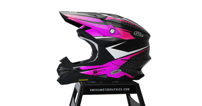 Pink Touch Helmet Graphics