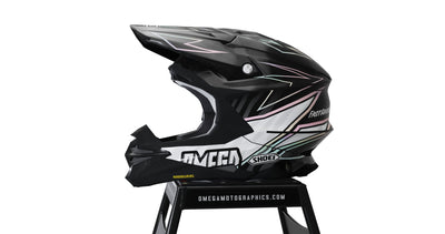 Zebra Helmet Graphics