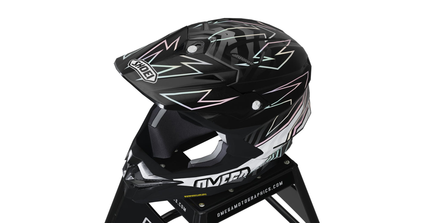 Zebra Helmet Graphics