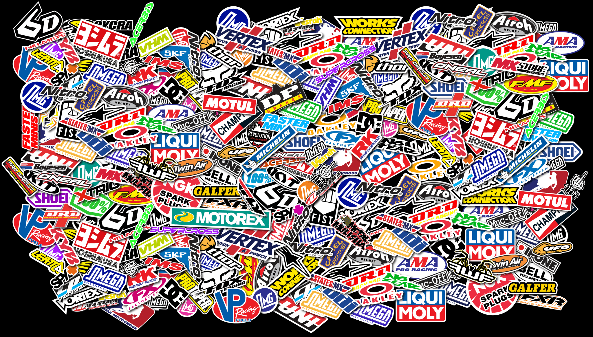 Sticker Bomb Pack | Dirt Bike Sticker Bomb – Omega Moto Graphics
