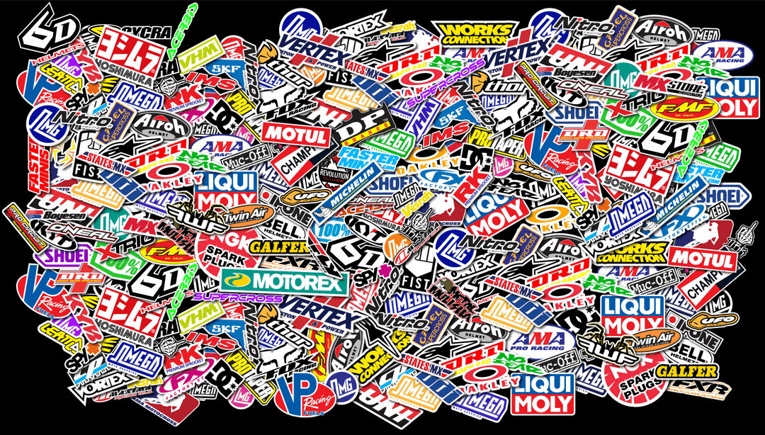 dirt bike helmet stickers Helmet Sticker Bomb Pack