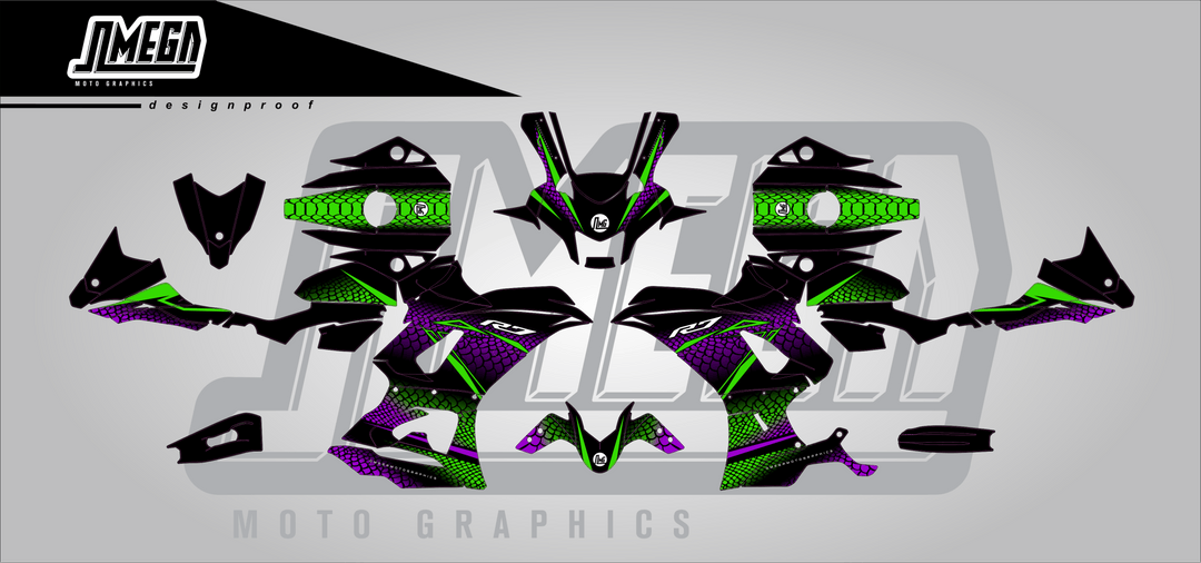 Street Venom Road Bike Graphics Kit