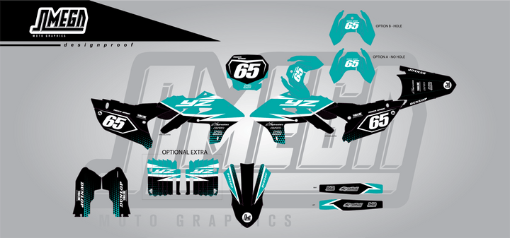 Teal Shadow Strike Graphics Kit