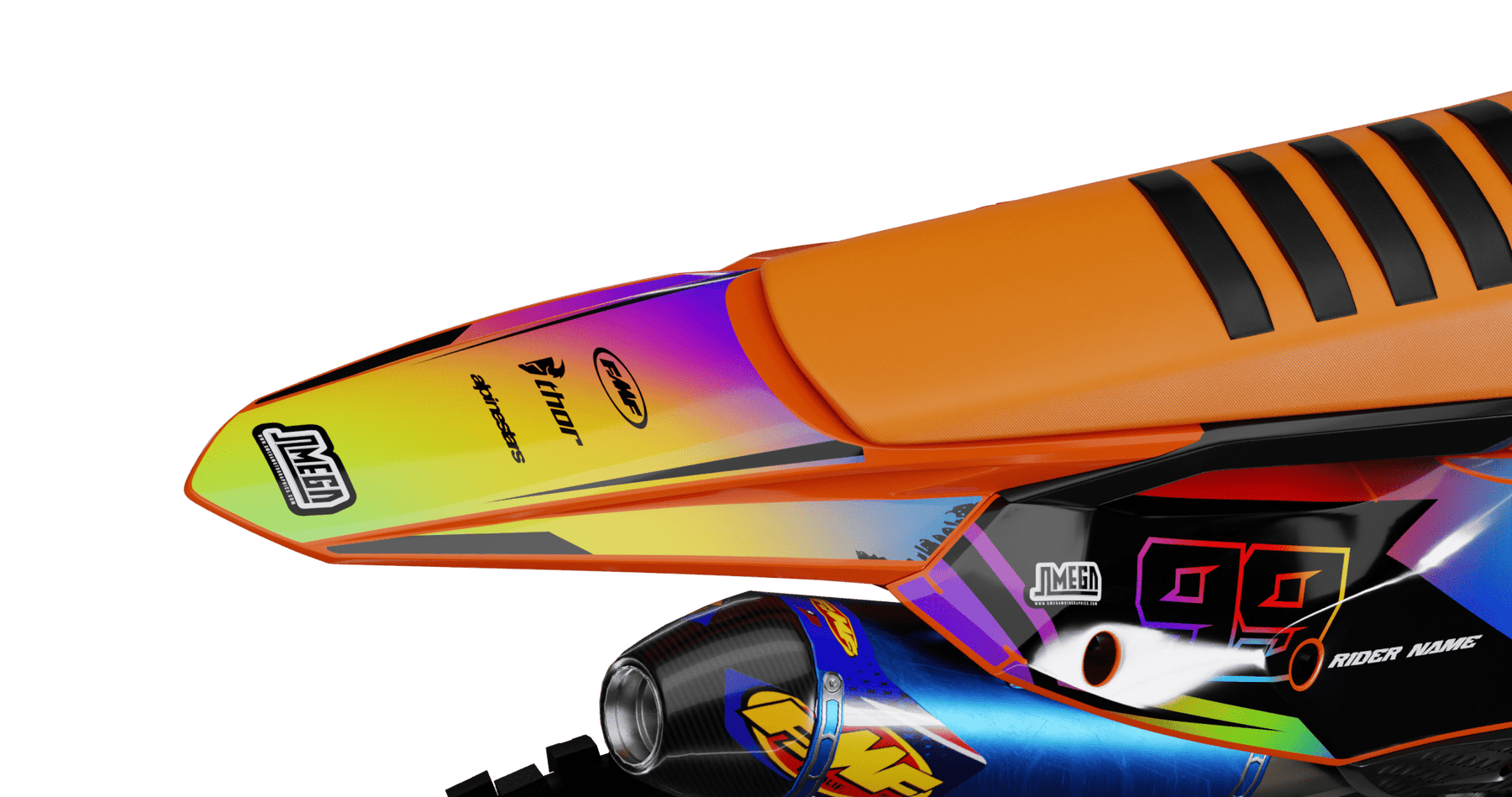 Titanium V3 Graphics Kit | Omega Moto Graphics