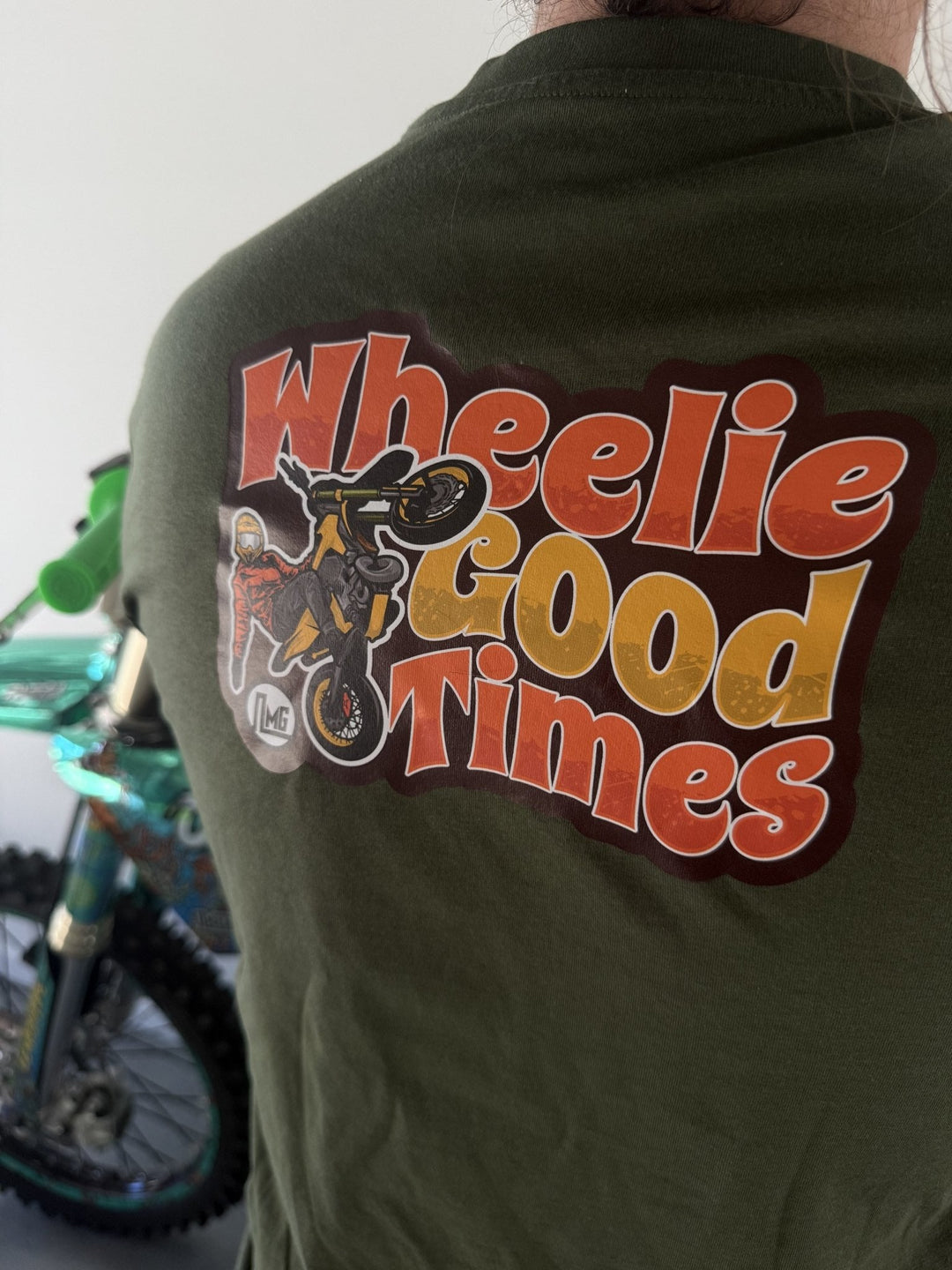 Wheelie Good Time Iron-On Jersey/T-Shirt Prints