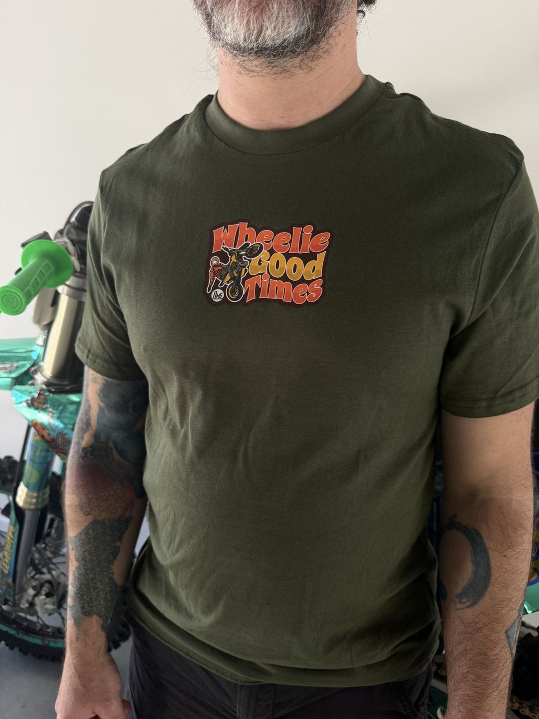 Wheelie Good Time Iron-On Jersey/T-Shirt Prints