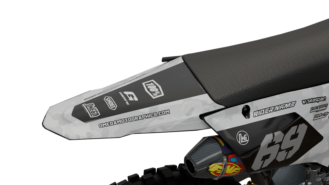 White Camo Graphics kit