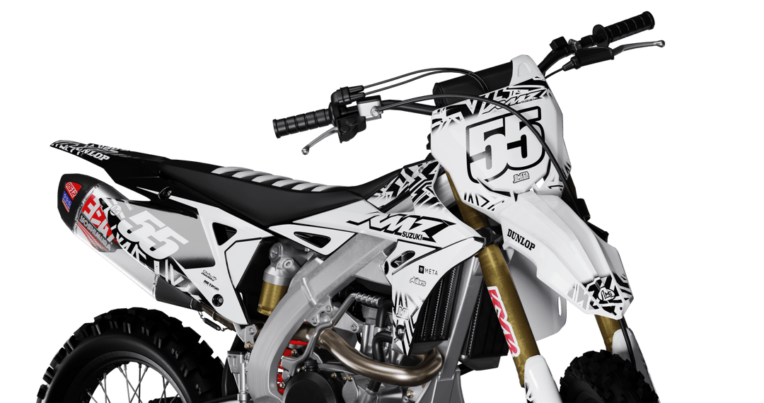 Suzuki White Radix Graphics Kit