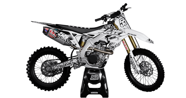 Suzuki White Radix Graphics Kit