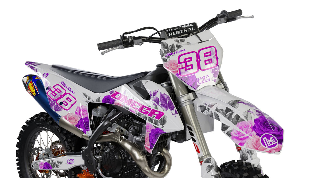Wild Rose KTM sticker kit front view