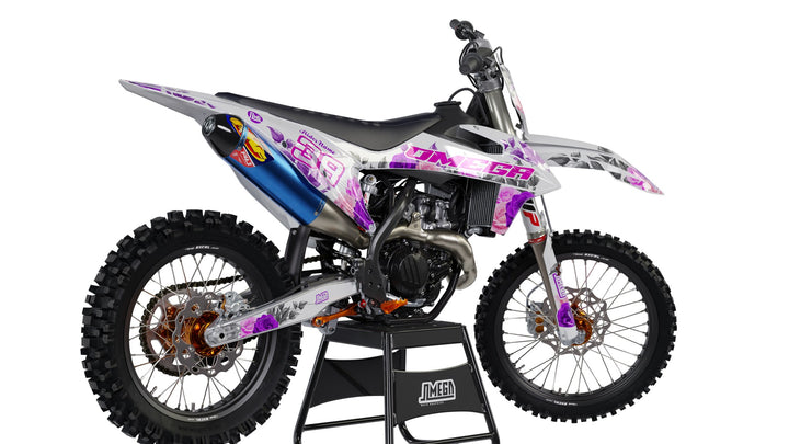 Wild Rose motocross decal kit rear view