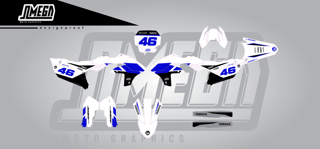 70th Anniversary White Graphics kit