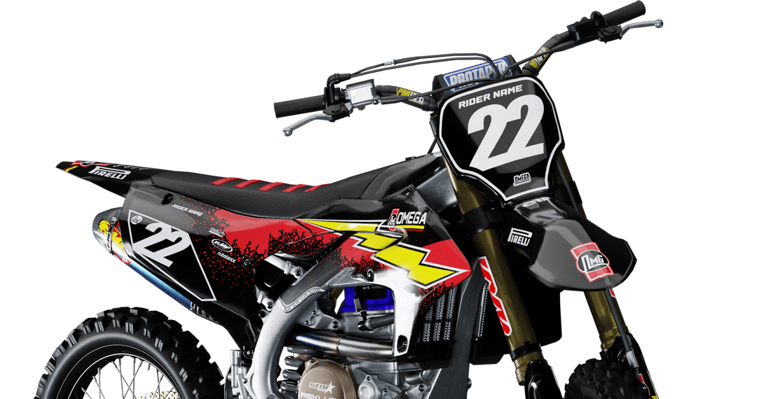 Yamaha 90's Black Replica Graphics Kit