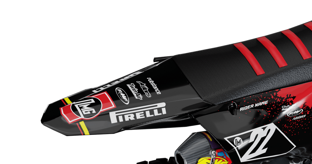 Yamaha 90's Black Replica Graphics Kit