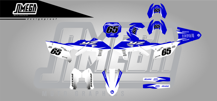 Yamaha Blue Factory Graphics Kit