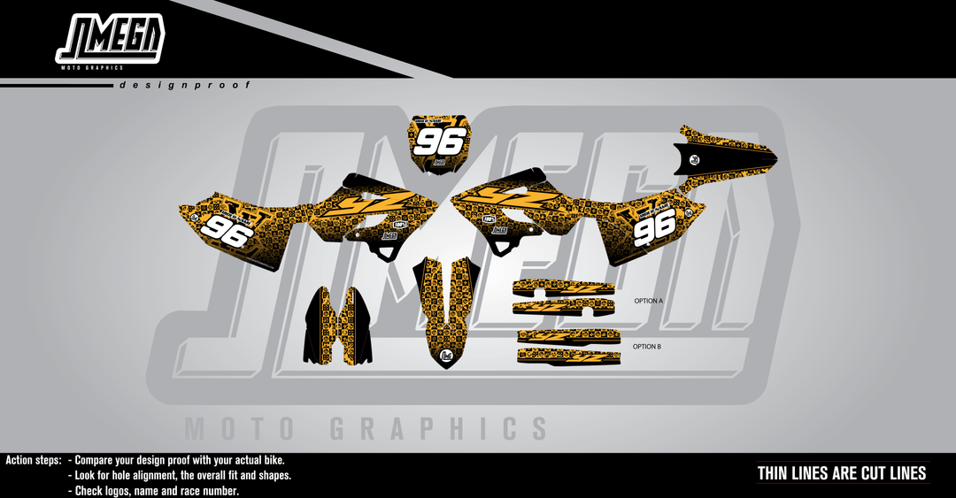 Yellow Loui V2 Graphics Kit